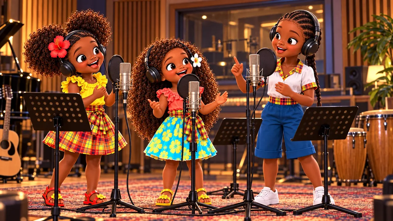 Illustration des personnages réunis autour des harmonies