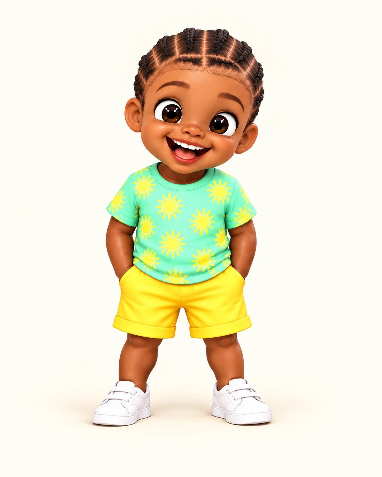 Boubou Babou, portrait individuel dans l’univers KAYMBONGI KIDS