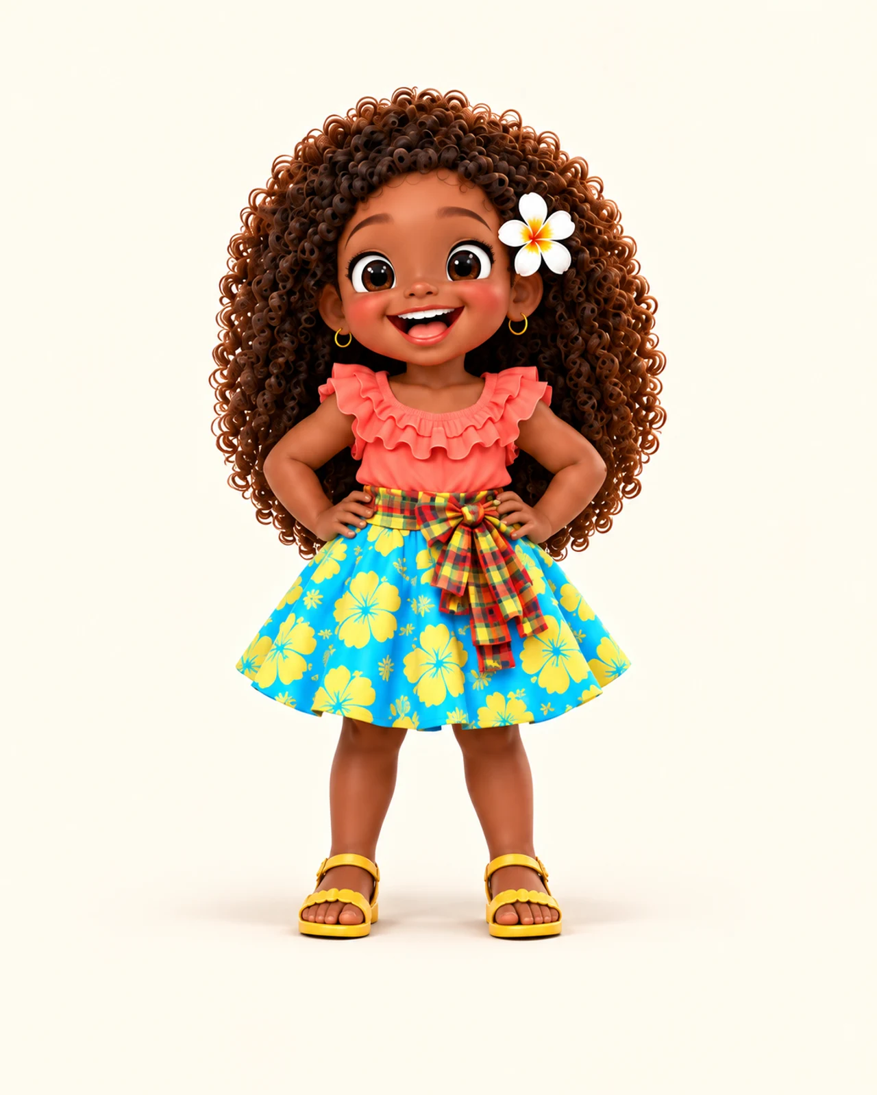 Mélya, portrait individuel dans l’univers KAYMBONGI KIDS